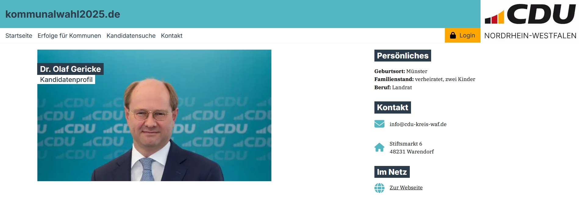 Dr. Olaf Gericke ? ffnet neues Fenster
