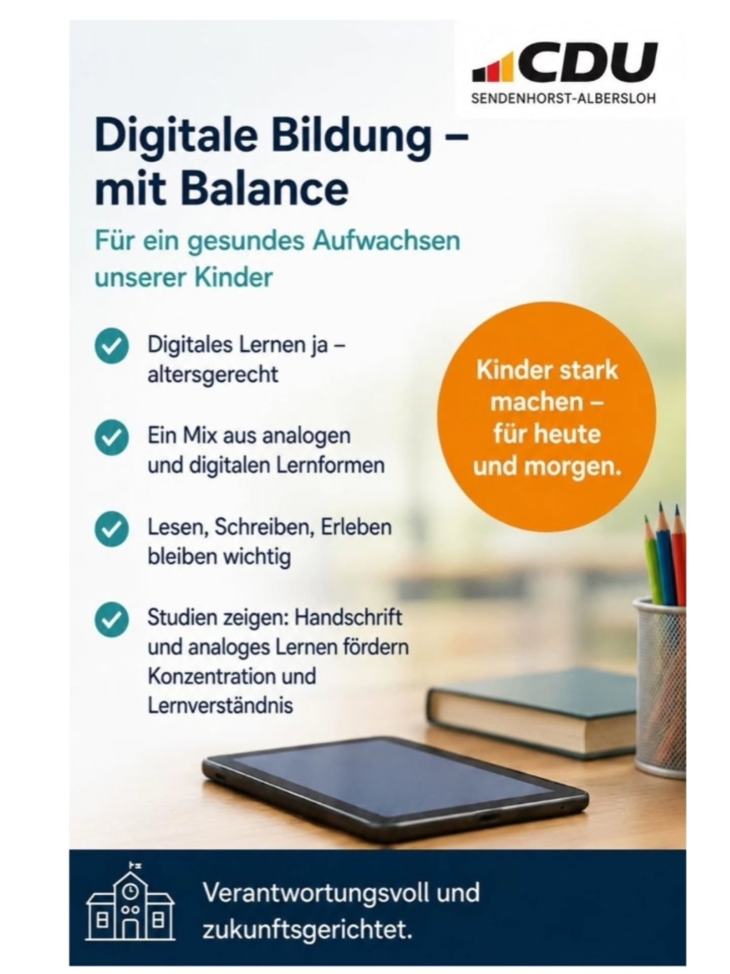 Mehr Entlastung f�r Familien bei den Grundschul-Tablets